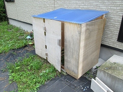 ゴミハウス塗装前